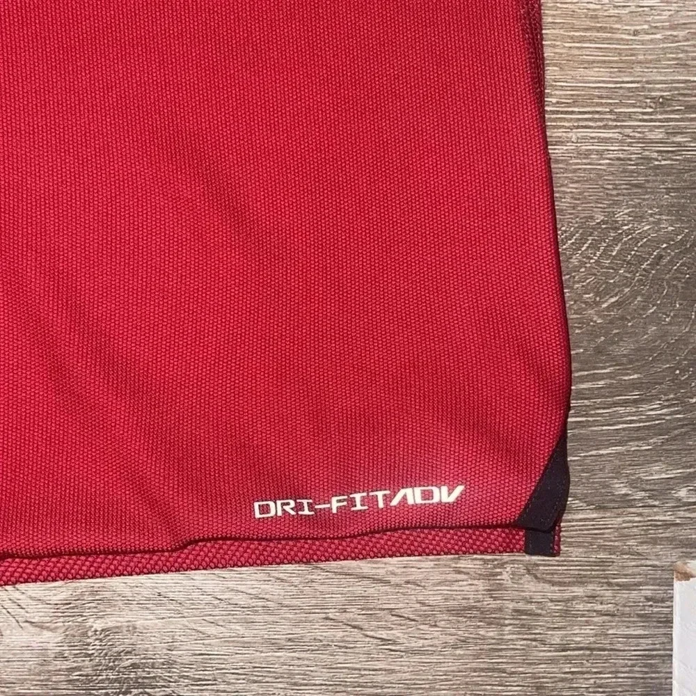 Nike Tiger Woods Design Golf Polo Shirt Red XL El Cardinal
